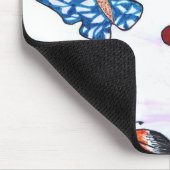 "Butterfly Tag" Mousepad Muismat (Hoek)