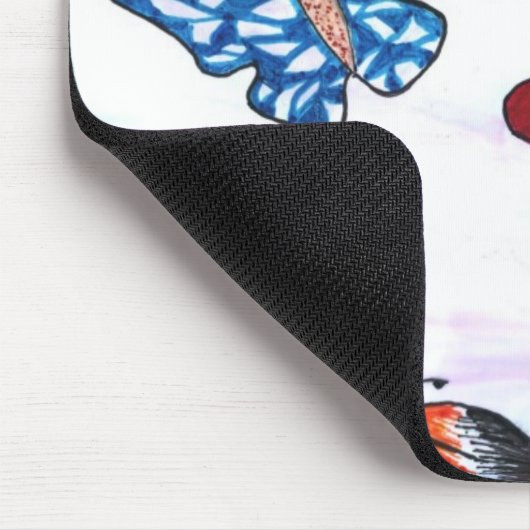"Butterfly Tag" Mousepad Muismat (Hoek)