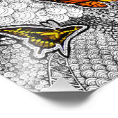 Butterfly Tangle Foto afdrukken (Hoek)