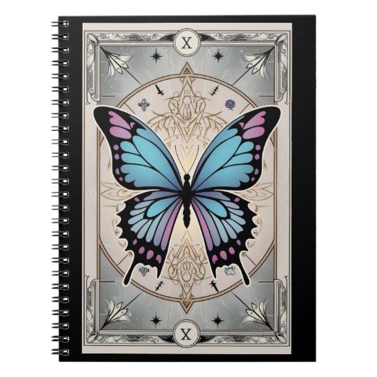 Butterfly Tarot Kaart – Mystiek en ingewikkeld Notitieboek (Voorkant)
