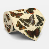 Butterfly Taxonomy Print Stropdas (Opgerold)