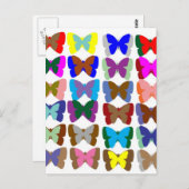Butterfly TEAM: Leer KLEUREN EN TELLEN Briefkaart (Voorkant / Achterkant)