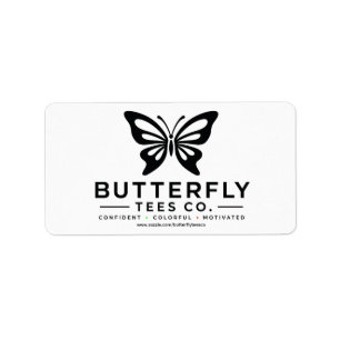 Butterfly Tees Co. 0047688-BTL6 Etiket