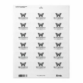 Butterfly Tees Co. 0047688-BTL6 Etiket (Full Sheet)