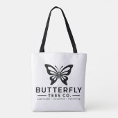 Butterfly Tees Co. 0047688-WTL Tote Bag (Achterkant)