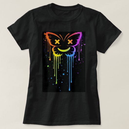 Butterfly Tees Co. Gradient Butterfly Drip 0047734 (Design voorkant)