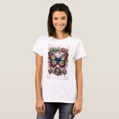 Butterfly Tees Co. Graffiti Vlinder Shirt 004781 (Voorkant volledig)