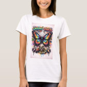 Butterfly Tees Co. Graffiti Vlinder Shirt 004781 (Voorkant)