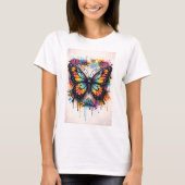 Butterfly Tees Co. Graffiti Vlinder Shirt 004782 (Voorkant)
