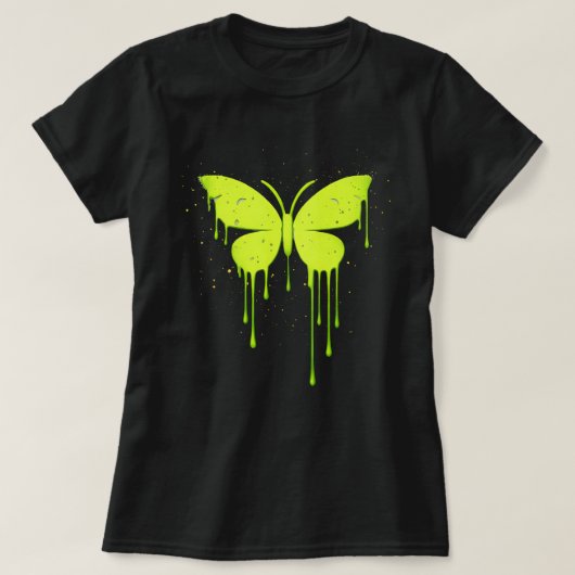 Butterfly Tees Co. Green Butterfly Drip 0047733 (Design voorkant)