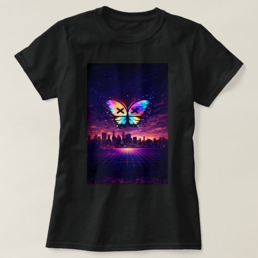 Butterfly TEES CO. Retro Butterfly Shirt 0047878 (Design voorkant)