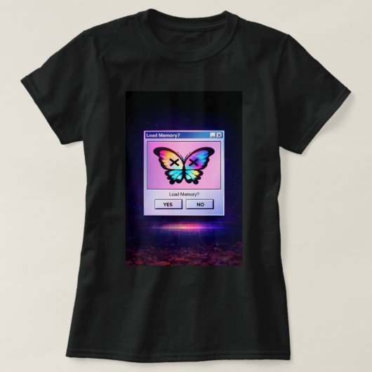 Butterfly TEES CO. Retro Butterfly Shirt 0047880 (Design voorkant)