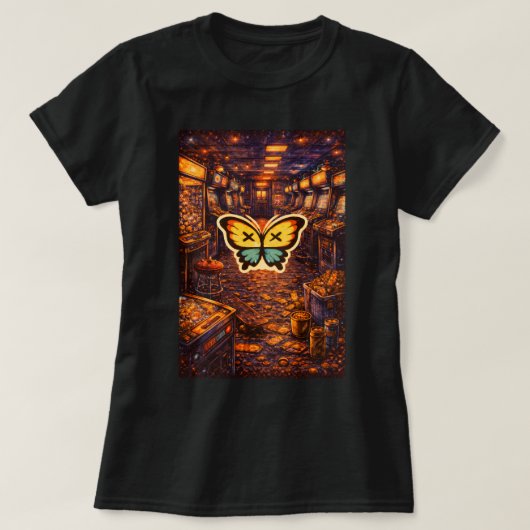 Butterfly TEES CO. Retro Butterfly Shirt 0047883 (Design voorkant)