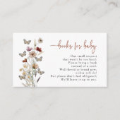 Butterfly Terracotta Boeken voor Baby Informatiekaartje (Voorkant)