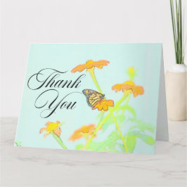Butterfly "Thank You" Card Bedankkaart