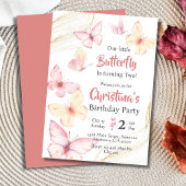 Butterfly thema schattige gelukzaligheid 2e verjaa kaart