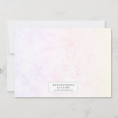 Butterfly Theme Girl's Verjaardagsfeestje Kaart (Achterkant)