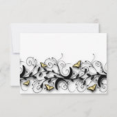 Butterfly Theme Kaart (Achterkant)