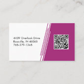 Butterfly Theme Professioneel Modern Kleurrijk Visitekaartje (Achterkant)