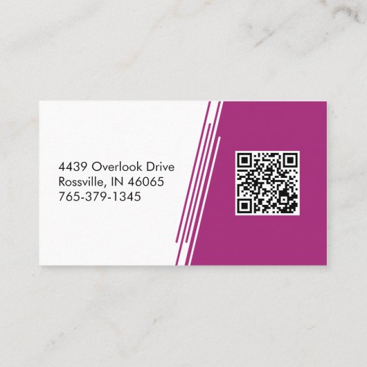 Butterfly Theme Professioneel Modern Kleurrijk Visitekaartje (Achterkant)