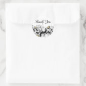 Butterfly Theme Ronde Sticker (Tas)