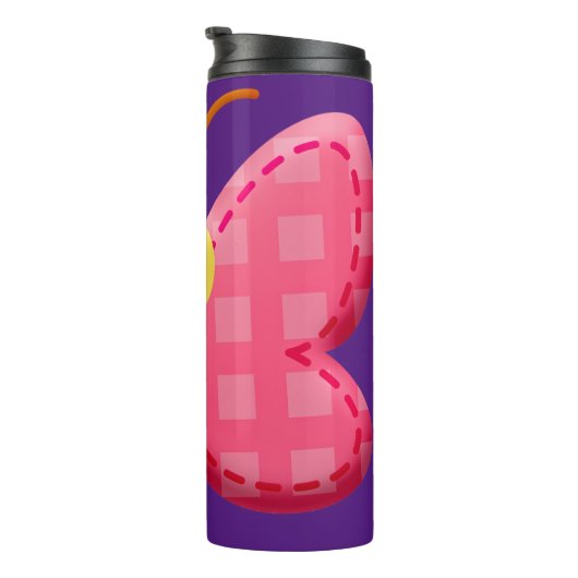 Butterfly Thermal Tumbler Thermosbeker (Geroteerd rechts)