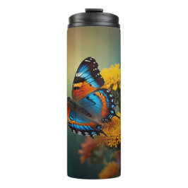 Butterfly Thermal Tumbler Thermosbeker