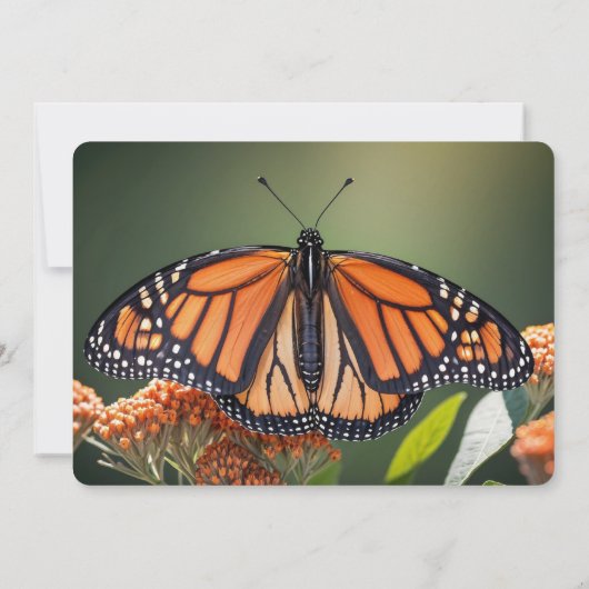 Butterfly Three en gratis verjaardagsuitnodigingen Kaart (Achterkant)