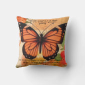 Butterfly Throw Pillow 1 Timothy 4:12 Kussen (Achterkant)