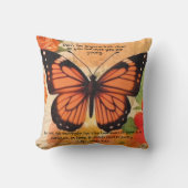 Butterfly Throw Pillow 1 Timothy 4:12 Kussen (Voorkant)