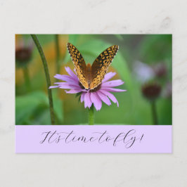 Butterfly Time voor New Life Adventures Briefkaart