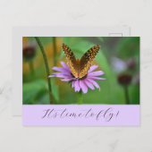 Butterfly Time voor New Life Adventures Briefkaart (Voorkant / Achterkant)