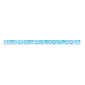 Butterfly Toss (Blauw) Satijnen Lint (Voorkant)