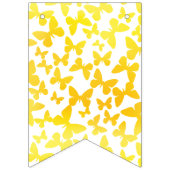 Butterfly Toss (Geel) Bunting Flags Vlaggetjes (Derde vlag)