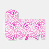 Butterfly Toss (roze) Bedankdoosjes (Uitgevouwen)