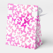 Butterfly Toss (roze) Bedankdoosjes (Achterkant)