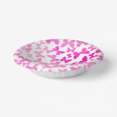 Butterfly Toss (roze) Papieren Kommen (Gebogen)