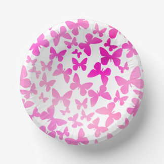 Butterfly Toss (roze) Papieren Kommen