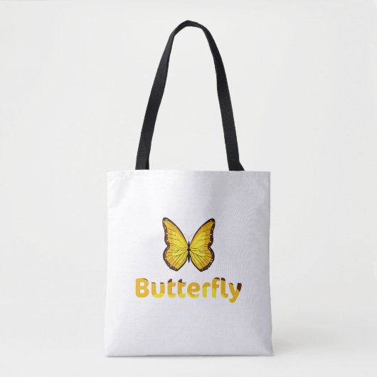 Butterfly Tote Bag (Voorkant)