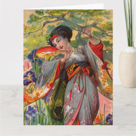 Butterfly Touch Big Wenskaart Kaart