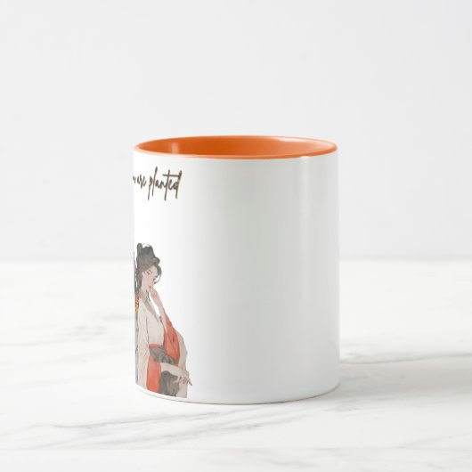 Butterfly Touch Coffee Mok – Sip met Whimsy (Midden)