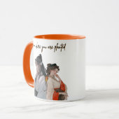 Butterfly Touch Coffee Mok – Sip met Whimsy (Voorkant links)