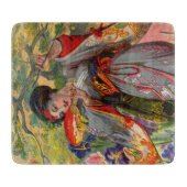 Butterfly Touch Glazen SnijplankButterfly Touch Snijplank (Voorkant)