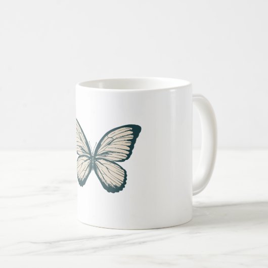 "Butterfly Touch" Koffiemok (Voorkant rechts)