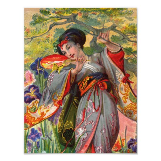 Butterfly Touch Photo Print Foto Afdruk (Voorkant)