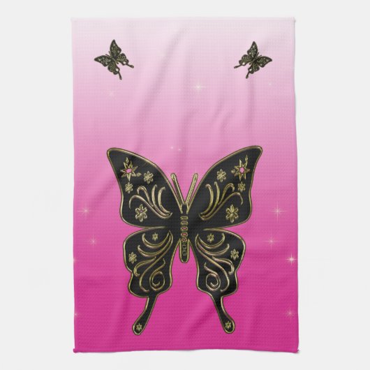 Butterfly Towel Theedoek (Verticaal)