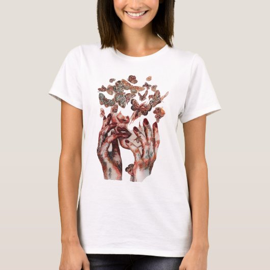 Butterfly Transformation Art T-shirt (Voorkant)