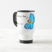 Butterfly Travel Mug beroemd gemaakt door SRF Reisbeker (Voorkant links)