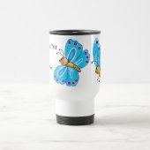 Butterfly Travel Mug beroemd gemaakt door SRF Reisbeker (Center)