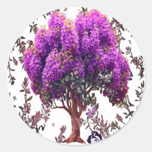 Butterfly Tree sticker – Botanische esthetiek